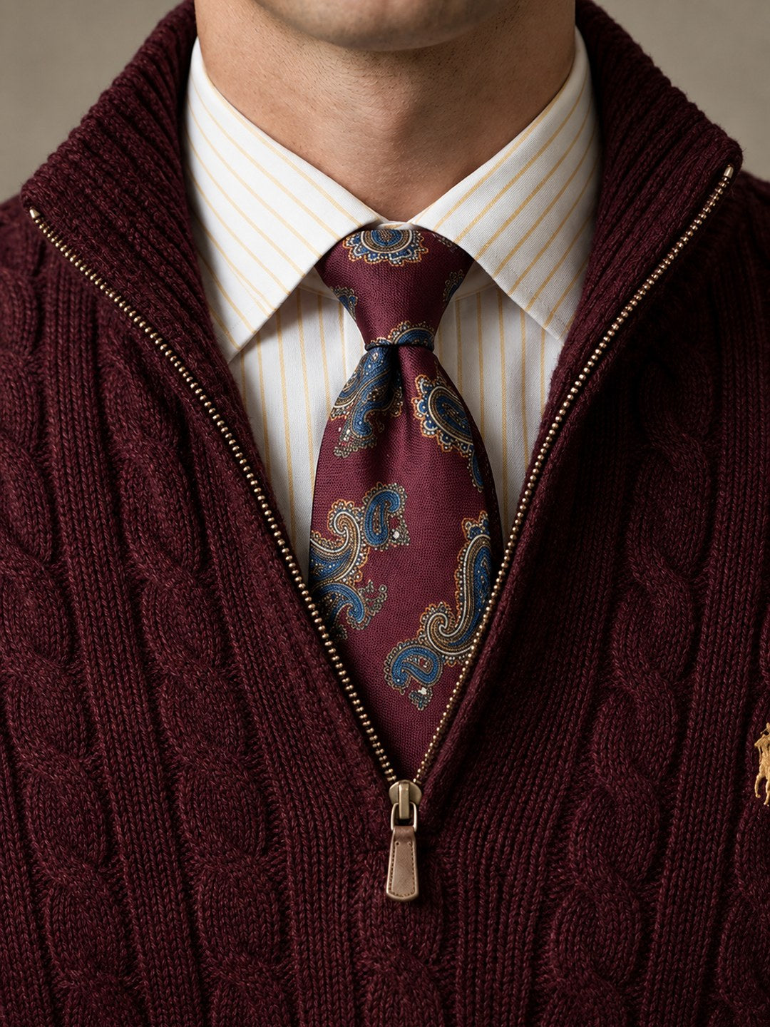 Corbata Alcorta — nudo puesto