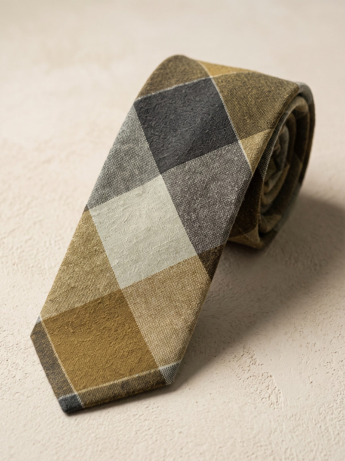 Corbata Capri — detalle de la seda