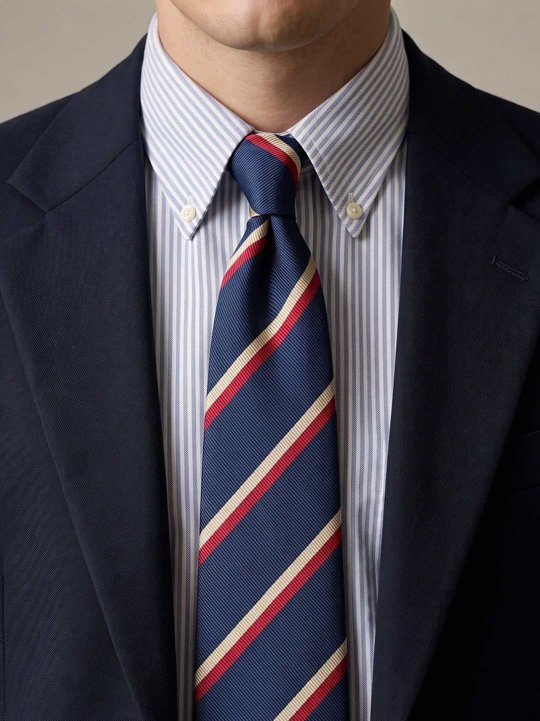 Corbata Heatcliff — nudo puesto
