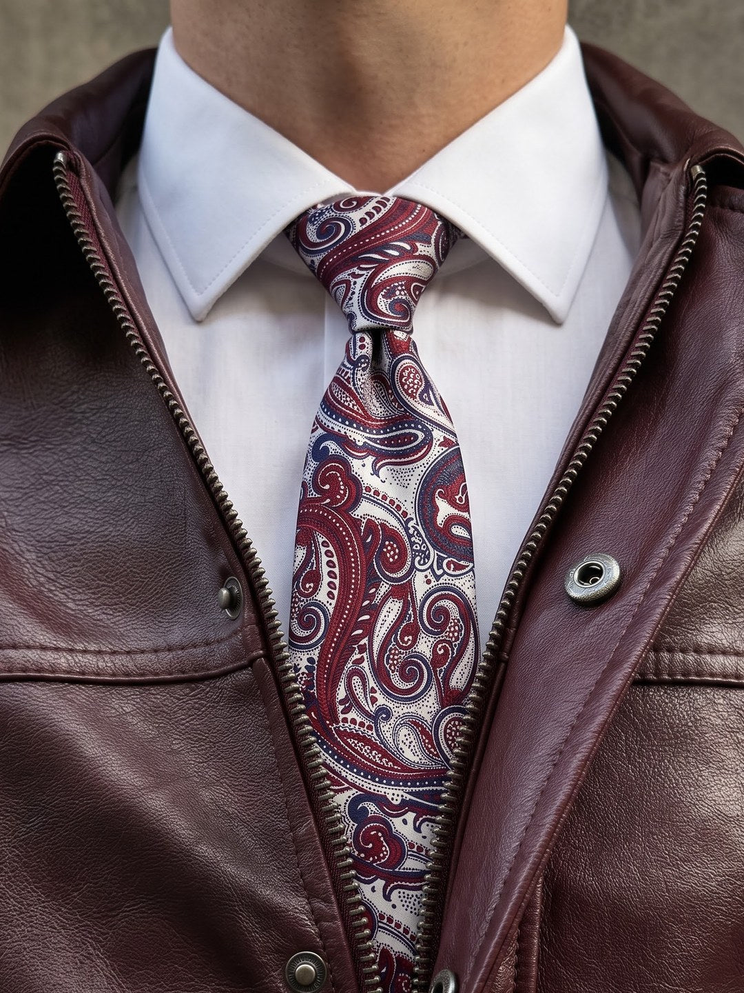 Corbata Lavalle — nudo puesto