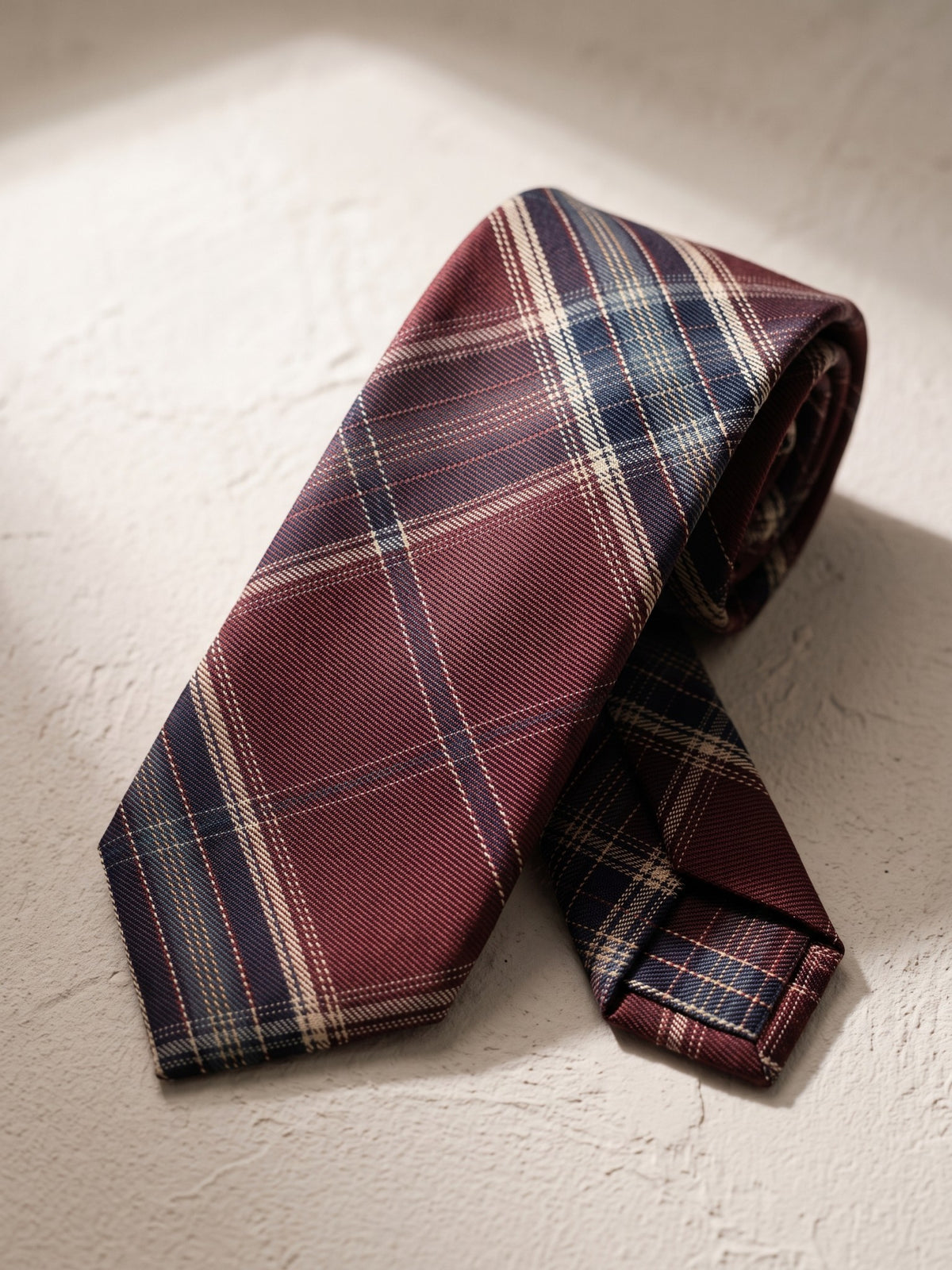 Corbata Roosevelt — detalle de la seda